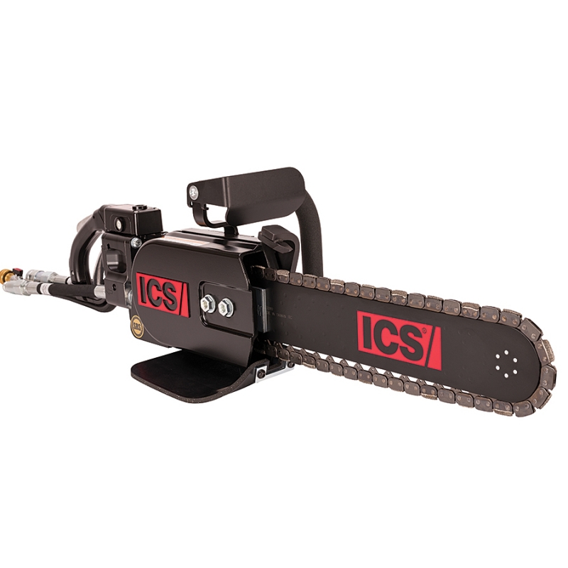 890 with PowerGrit ICS 890PG Hydraulic Utility Asbestos Pipe Saw | EC Hopkins Limited
