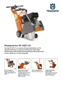 Water tank for Husqvarna FS400LV floorsaw