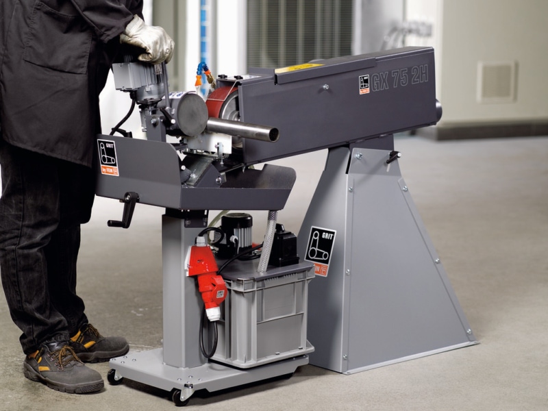 Fein GX Centreless in use Fein GX75-GXC Abrasive Centreless Machines | EC Hopkins Limited