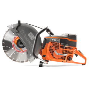 The Husqvarna K1270 petrol disc cutter