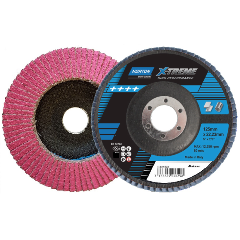 R928 X Treme Pro.jpg Norton X-treme Pro R928 Ceramic Flap Disc | EC Hopkins Limited