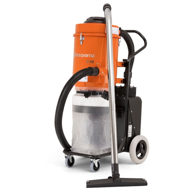 S26 Front Husqvarna S26 Dust Collector | EC Hopkins Limited