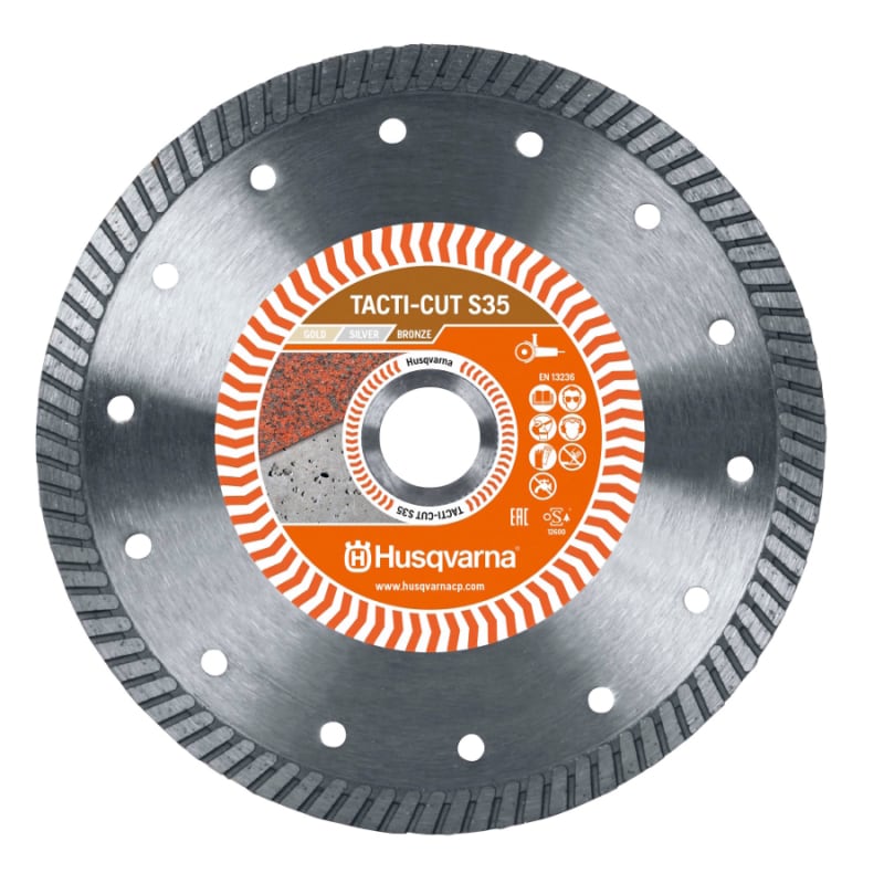 Husqvarna Tacti Cut S35 Diamond Disc Husqvarna Tacti-Cut S35 Diamond Disc | EC Hopkins Limited