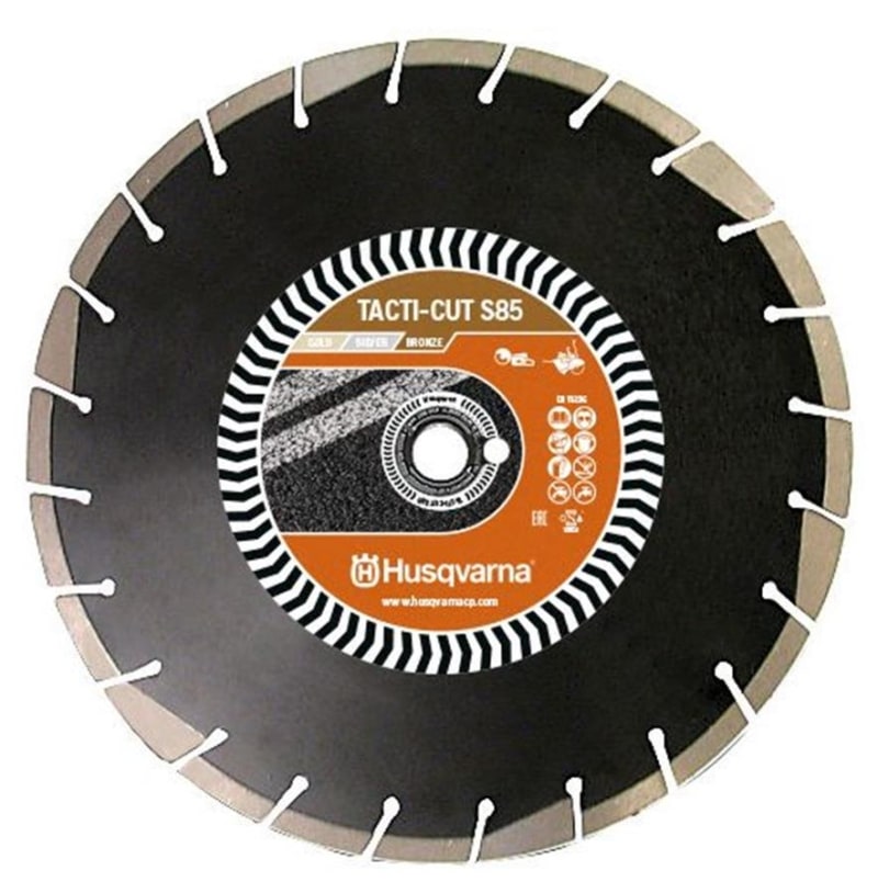 Husqvarna Tacti Cut S85 Diamond Disc Husqvarna Diamond Disc Tacti-Cut S85 Tarmac | EC Hopkins Limited