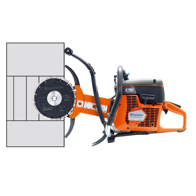 K760 Cut n Break wall Husqvarna K760 Cut-n-Break Petrol Saw | EC Hopkins Limited