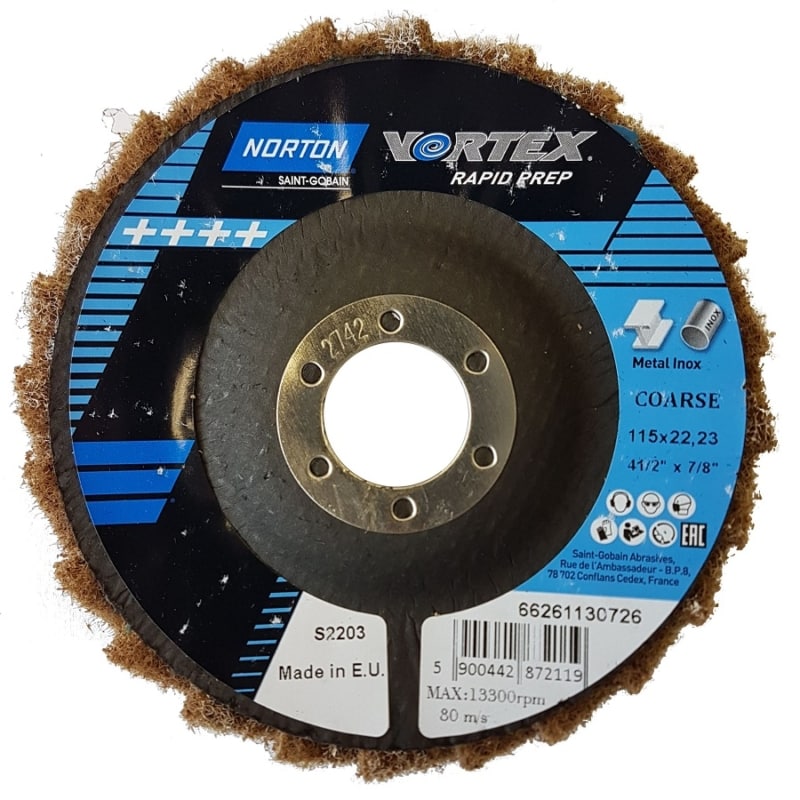 Vortex FDC Norton Vortex Rapid Prep Flap Disc | EC Hopkins Limited