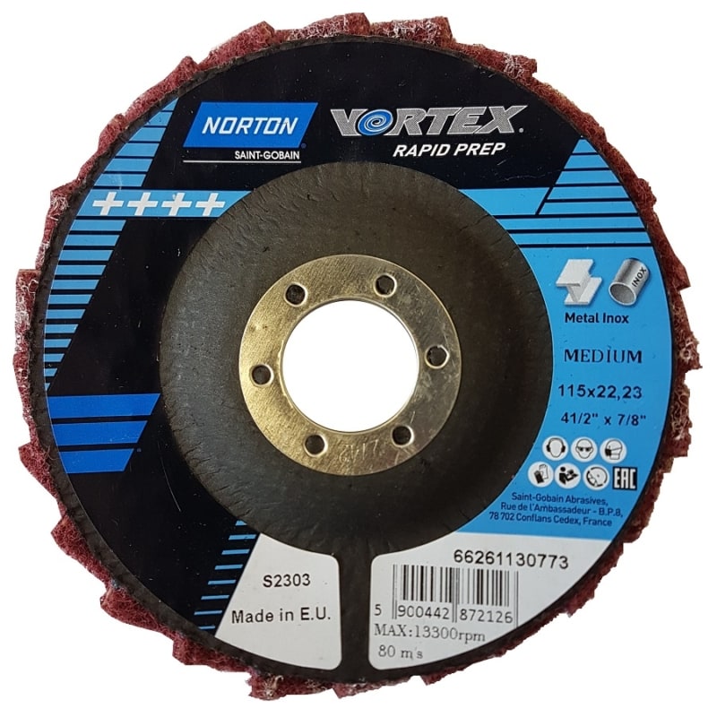 Vortex FDM Norton Vortex Rapid Prep Flap Disc | EC Hopkins Limited