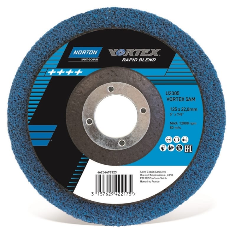 Vortex RB Norton Vortex Rapid Blend Unitised Discs | EC Hopkins Limited