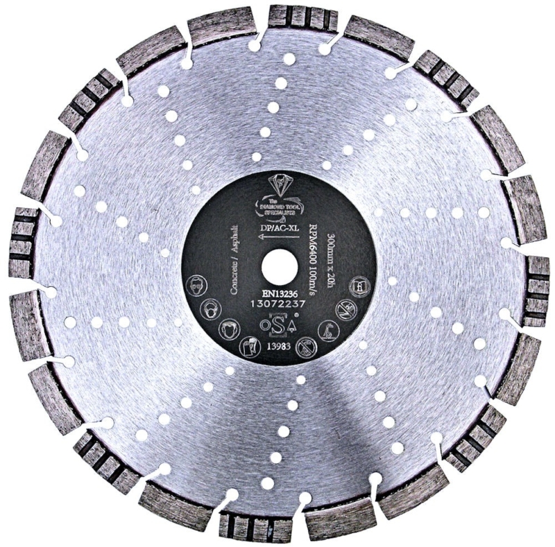 DPAC XL 300 Duo Blade Asphalt Concrete Diamond Disc | EC Hopkins Limited