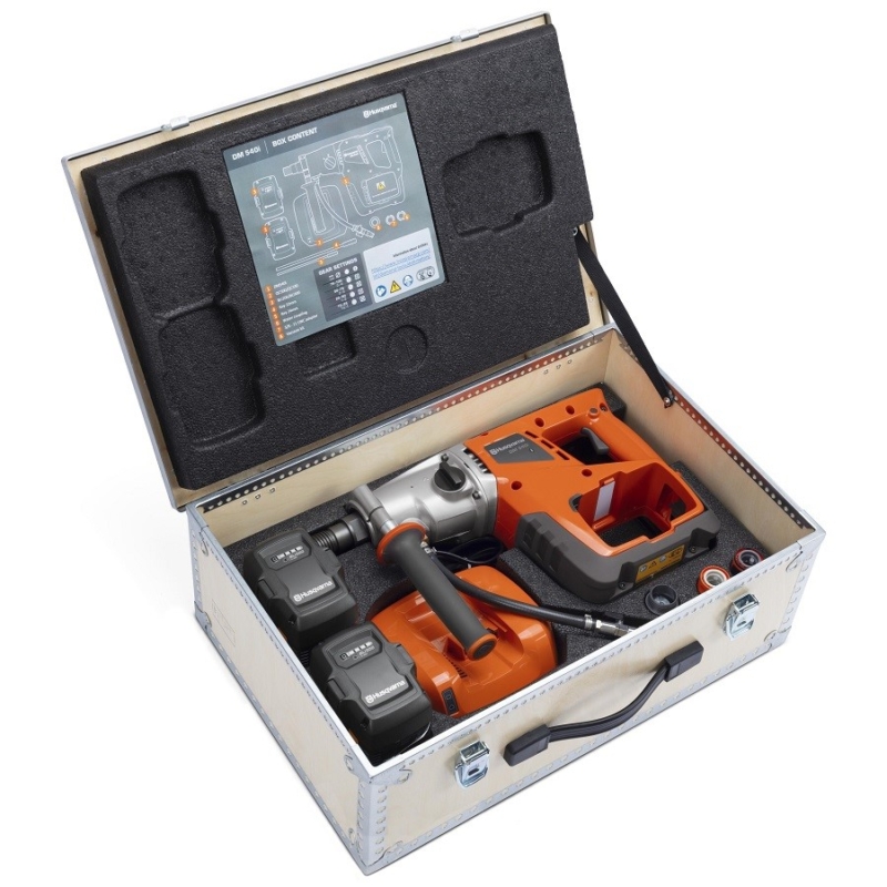 DM540i Kit Husqvarna DM540i Battery Powered Core Drill Motor | EC Hopkins Limited