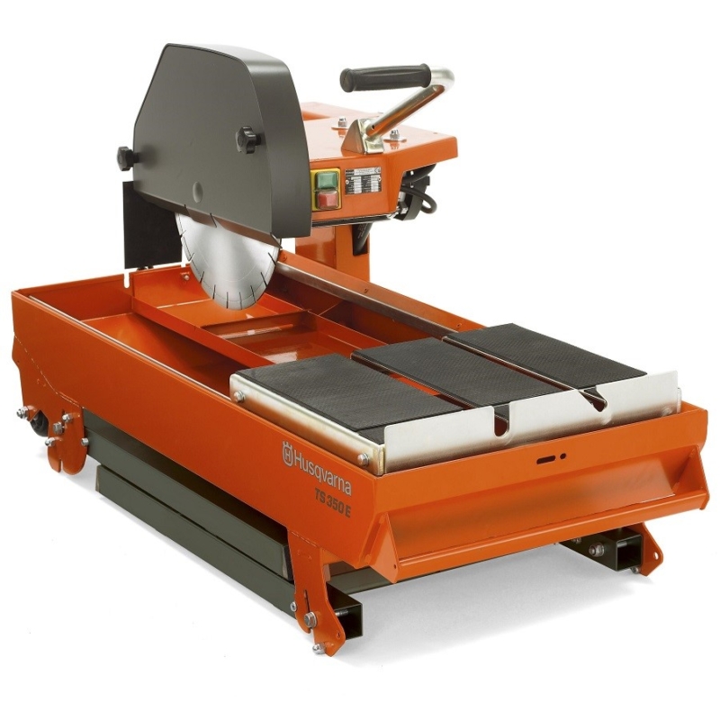 TS350E 4 Husqvarna TS350 E Table Saw (350mm/14") C/W Blade | EC Hopkins Limited