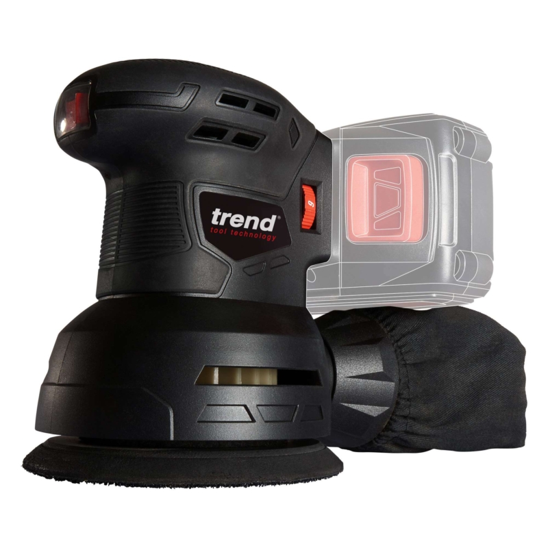T18S ROS125B Trend TS18 Cordless Sander Package | EC Hopkins Limited