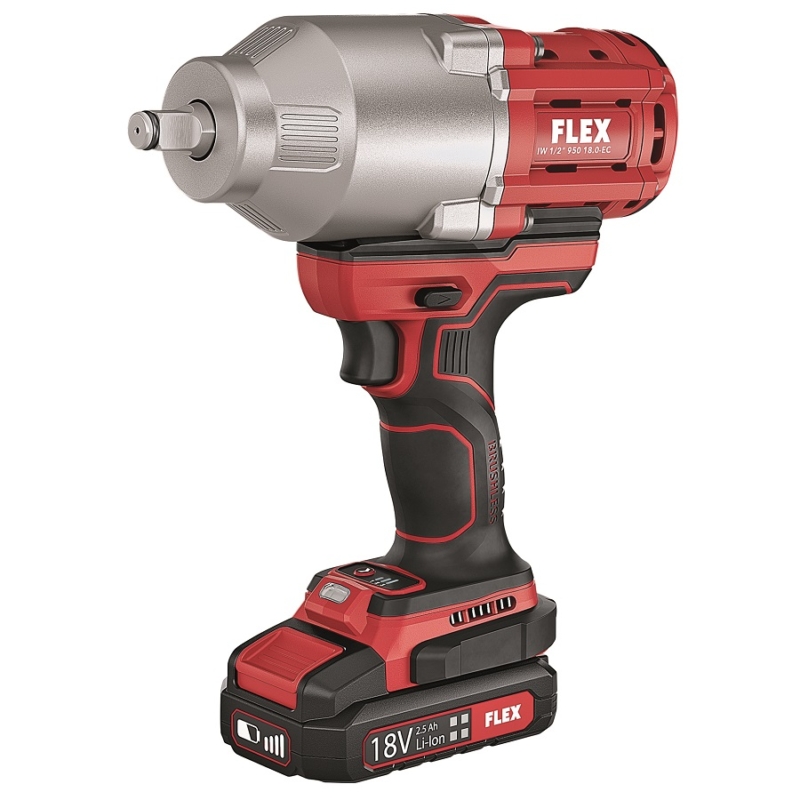 IW 12 950 18.0 EC 7 Flex IW 1/2" 950 18.0 EC Cordless Impact Wrench | EC Hopkins Limited