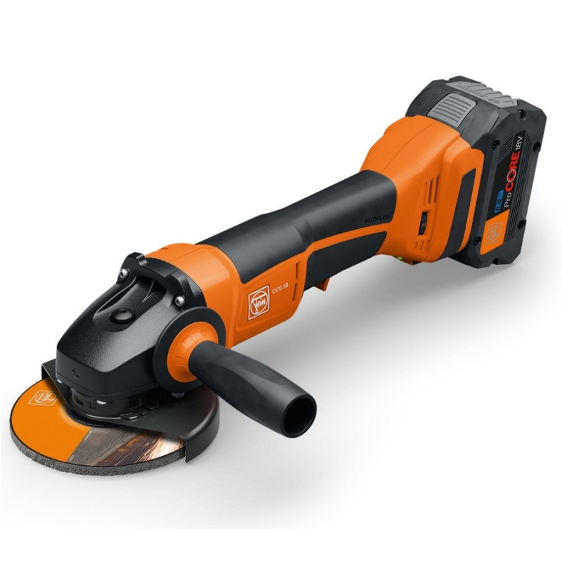 CCG 18 AS Image 5 Fein CCG 18-115-10 PD AS Cordless Angle Grinder | EC Hopkins Limited