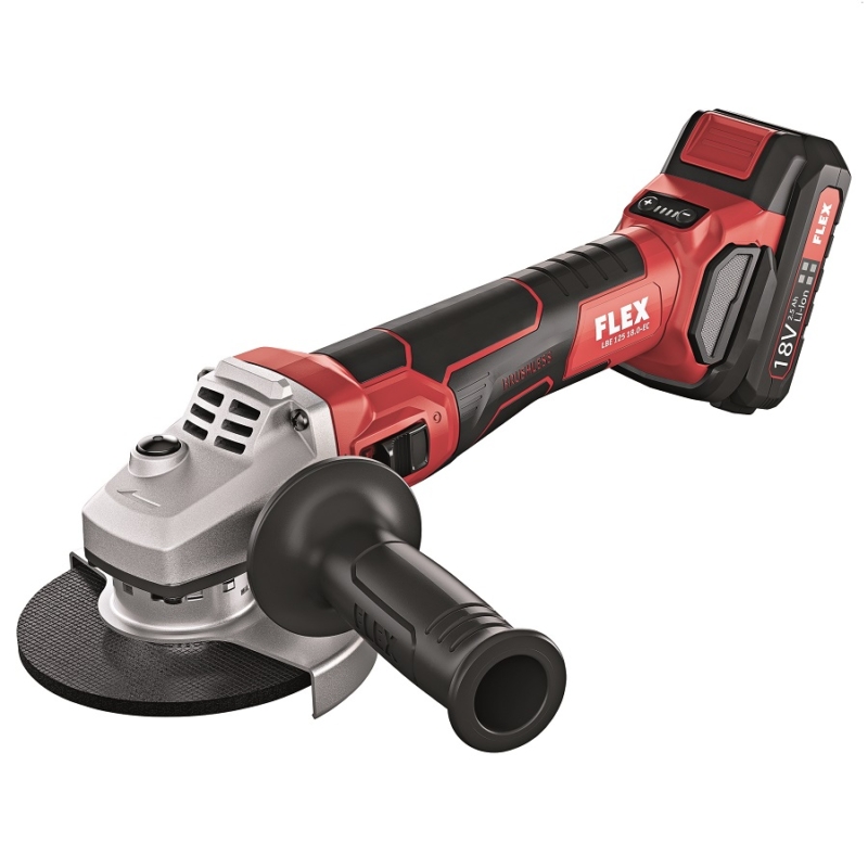 LBE125 18 0 ECC 1 Flex LBE 125 18.0-EC C Variable Speed Cordless Angle Grinder | EC Hopkins Limited