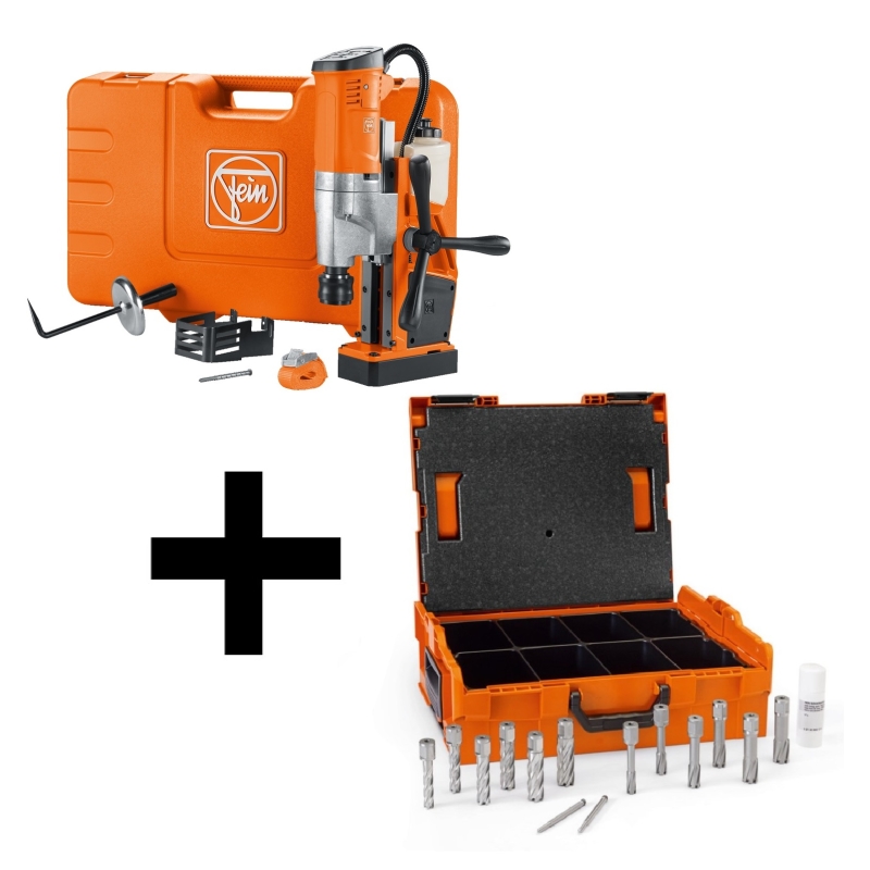 KB35 QW Structural Kit Fein KBU35 QW Universal Magnetic Core Drill with 50mm Structural Steel Set | EC Hopkins Limited