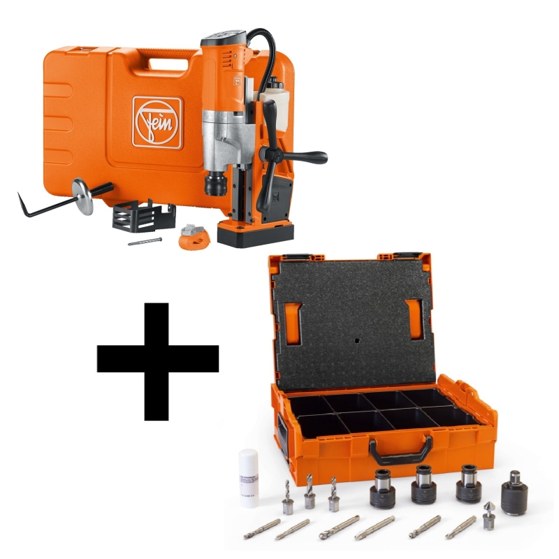 KB35 QW Tapping kit Fein KBU35 QW Universal Magnetic Core Drill with Fabricator Tapping Set | EC Hopkins Limited