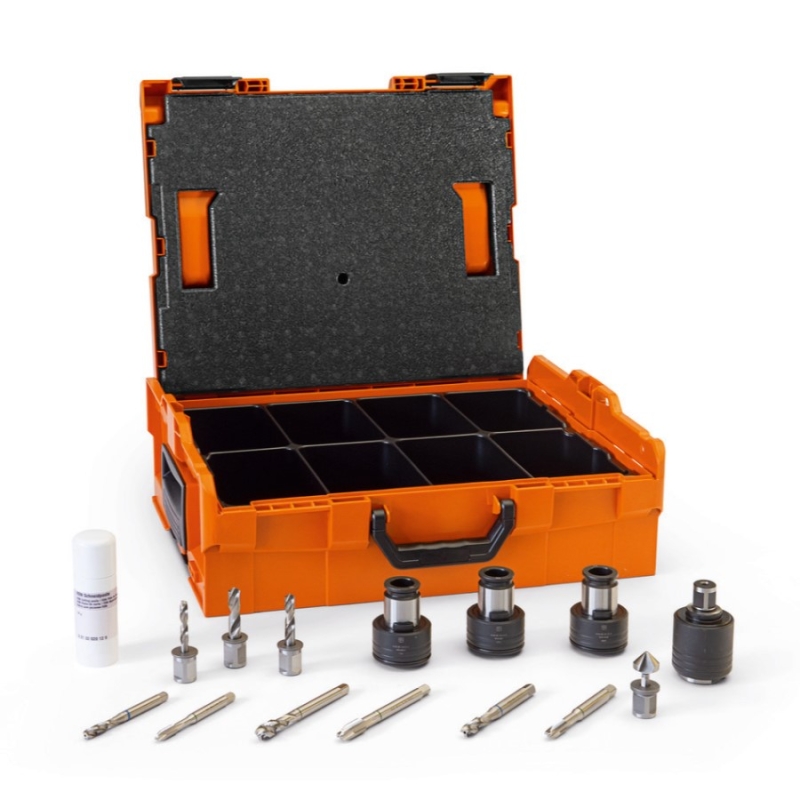 M12 Tapping Set 33901680400 Fein Mag Drill Tapping Set for Through and Blind holes M8 to M12 | EC Hopkins Limited