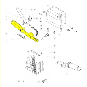 Handle (Trigger Side) for Hycon HH20 HH23 HH25 HH27 Breaker