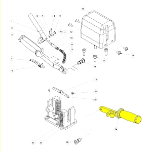 Handle for Hycon HH20 HH23 HH25 HH27 Breaker