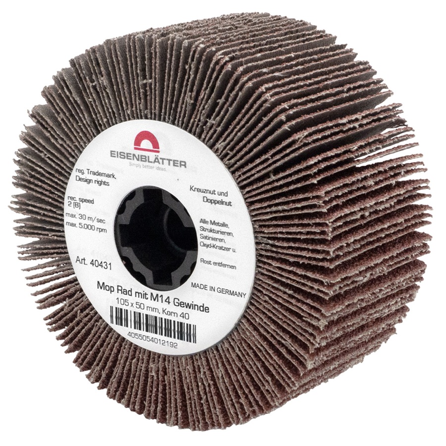 Eisenblatter Flap Wheels With M14 Thread 105x50mm - Image 3