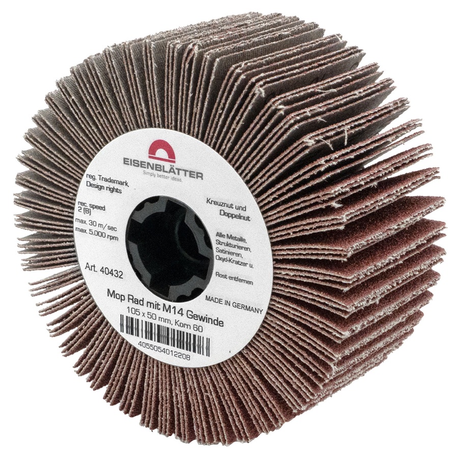 Eisenblatter Flap Wheels With M14 Thread 105x50mm - Image 4