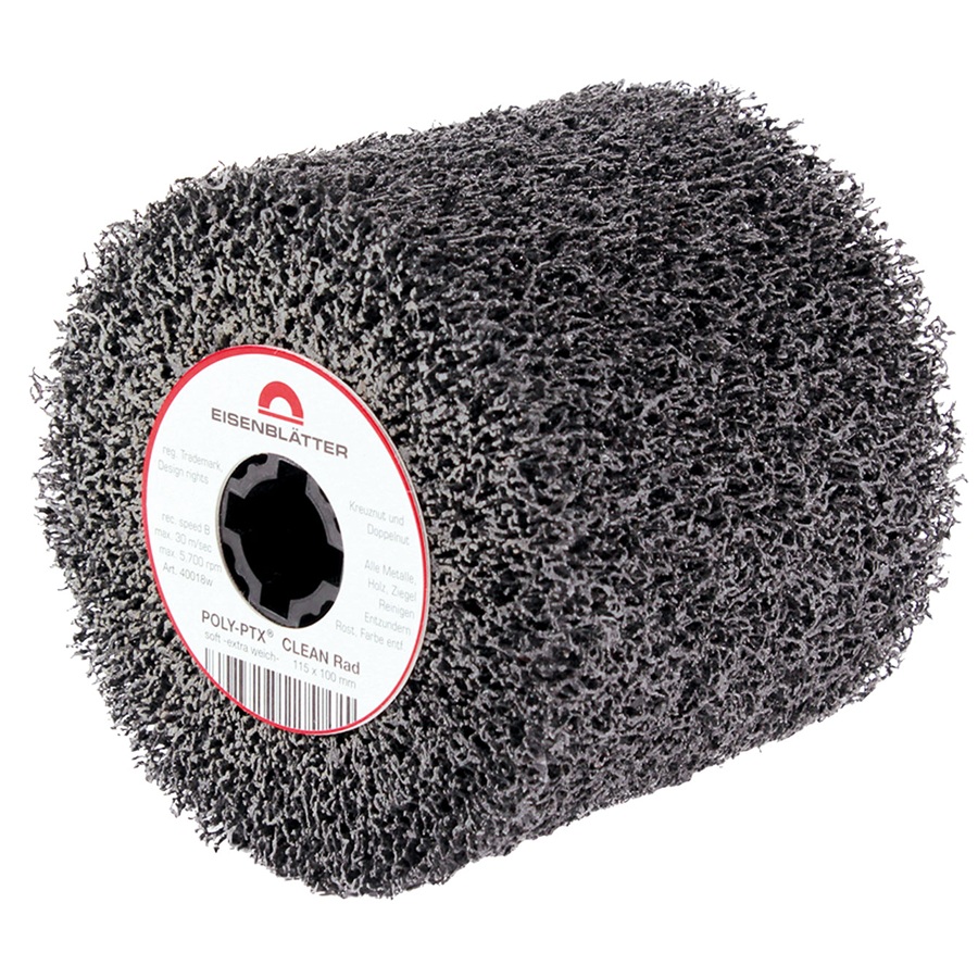 Eisenblatter Clean Wheels Soft 115x100mm with 19mm Keyway Centre