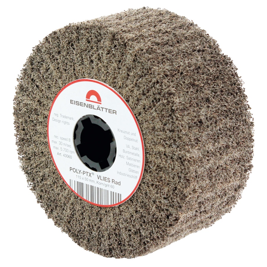 Eisenblatter Fleece Wheels 115x50mm with 19mm Keyway Centre